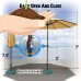 Strong Camel 9 Ft Outdoor Table Aluminum Patio Umbrella with Auto Tilt and Crank, With OLIFEN Cover , Alu. 8 Ribs (Green)   568129065
